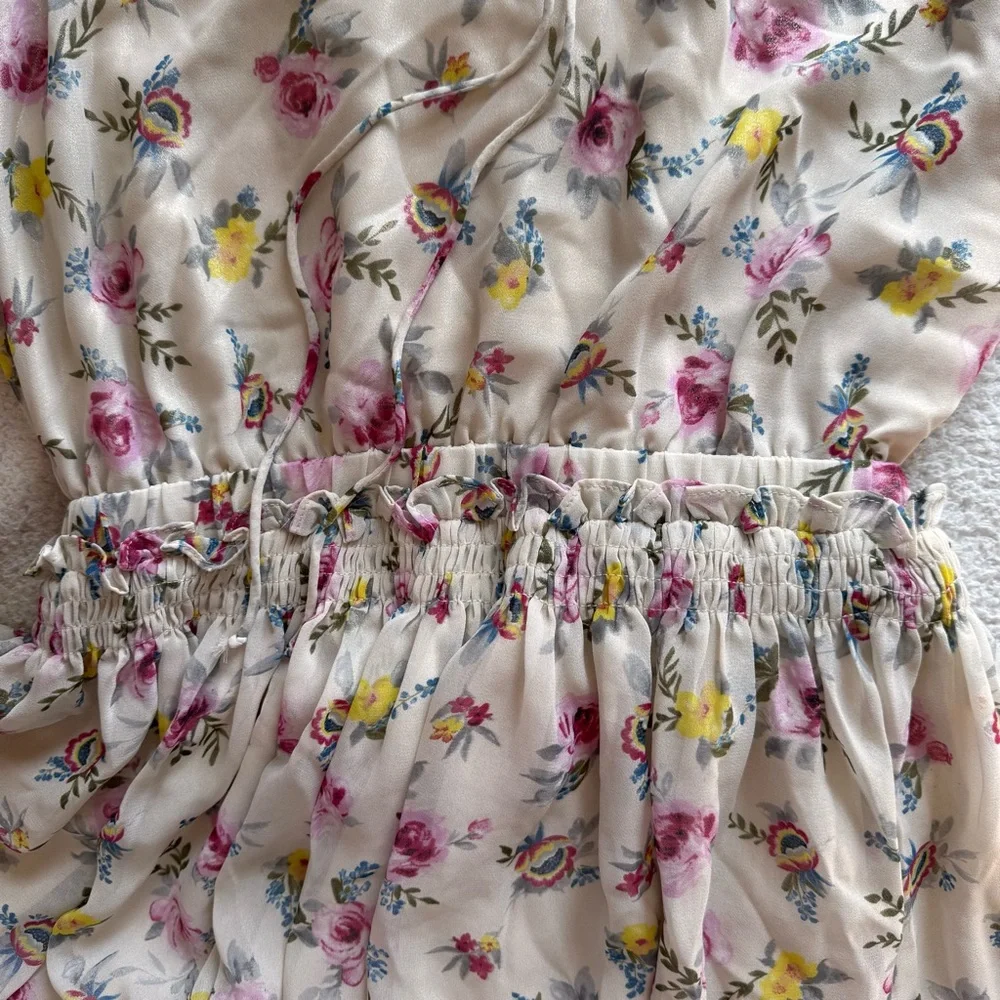 Anthropologie Current Air print floral mini - Picture 3 of 8